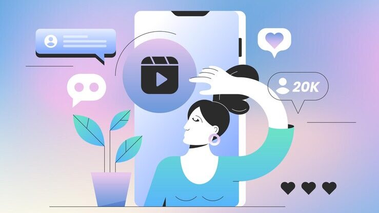 flat girl influencer create visual content social media 88138 1556 e1710573045362