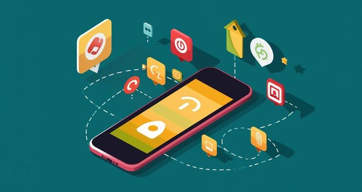 sms text audio message working with cell phone sending email digital newsletter manage relationship social network like comment share media functional chat chatting mobile 887181 847 e1710490159899
